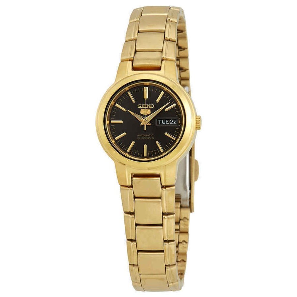 Seiko 5 Black Dial Ladies Watch w/ box
